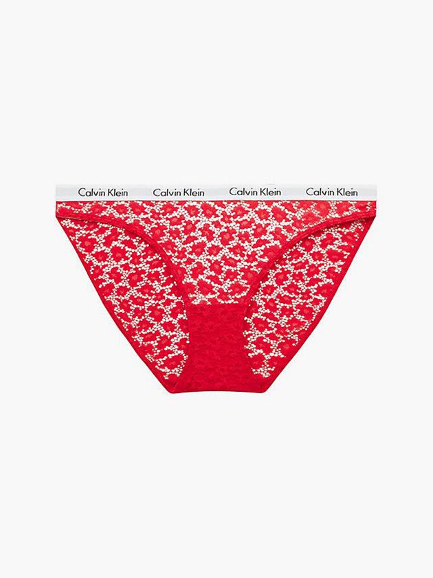 Red Calvin Klein Bikini - Carousel Women Briefs | IJQE-62831