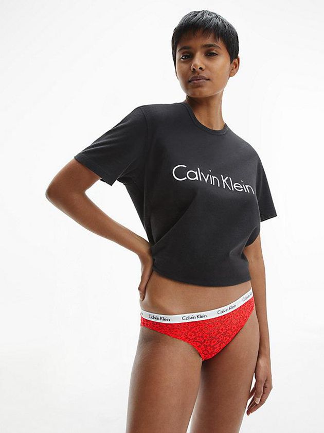 Red Calvin Klein Bikini - Carousel Women Briefs | RGYT-67598
