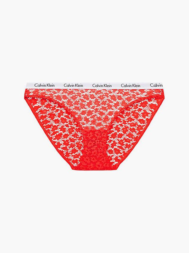 Red Calvin Klein Bikini - Carousel Women Briefs | RGYT-67598