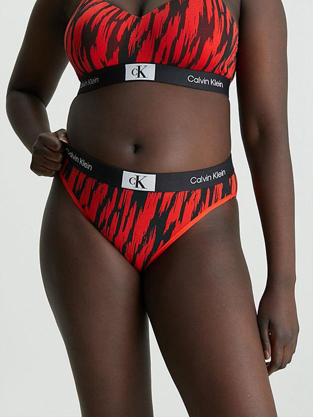 Red Calvin Klein Bikini - Ck96 Women Briefs | UHGA-75624