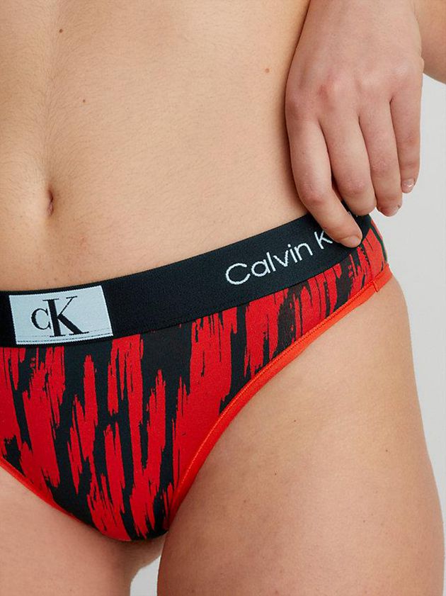 Red Calvin Klein Bikini - Ck96 Women Briefs | UHGA-75624