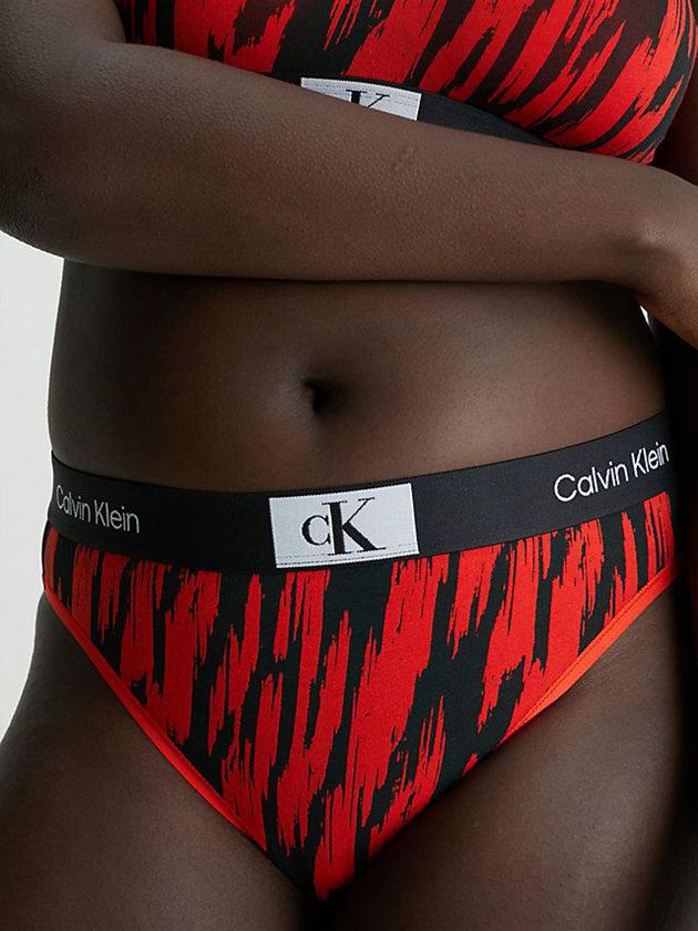 Red Calvin Klein Bikini - Ck96 Women Briefs | UHGA-75624