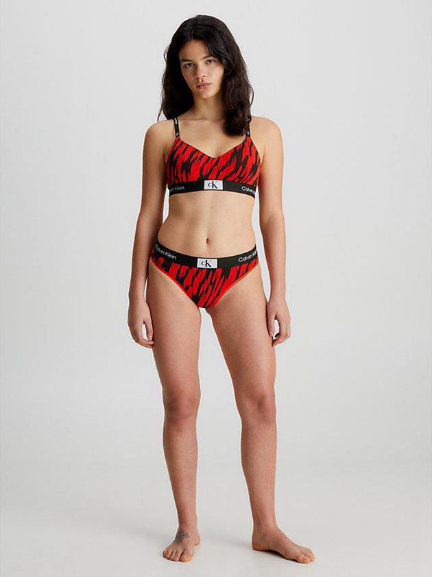 Red Calvin Klein Bikini - Ck96 Women Briefs | UHGA-75624