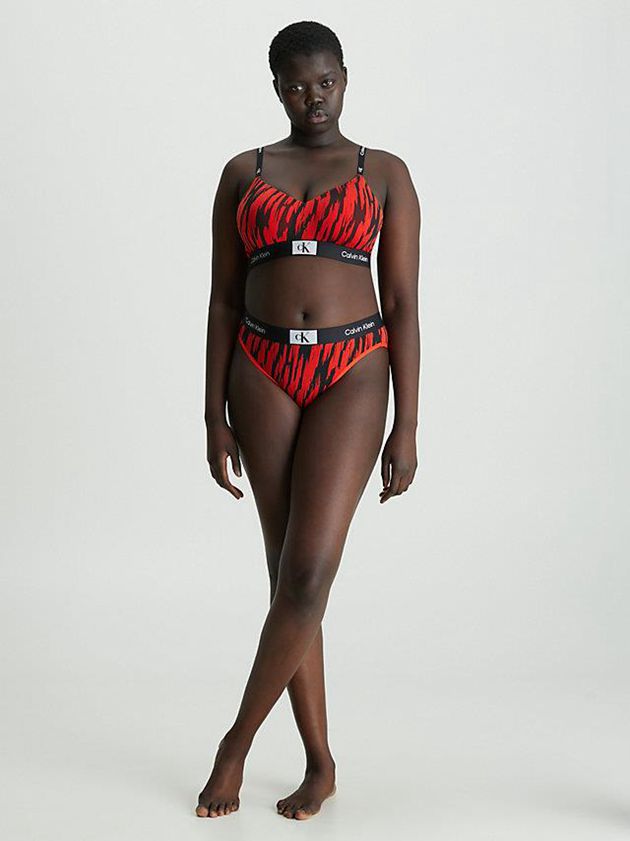 Red Calvin Klein Bikini - Ck96 Women Briefs | UHGA-75624