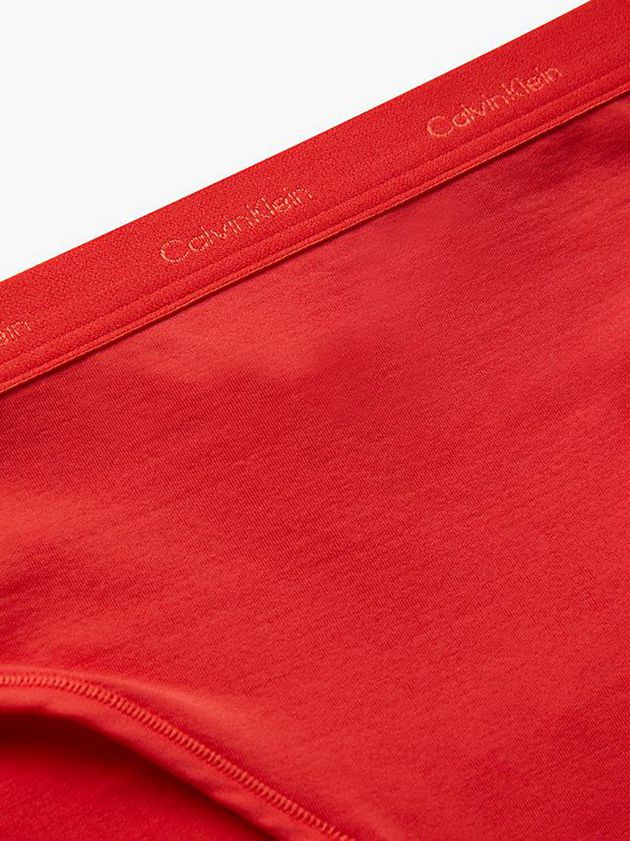 Red Calvin Klein Bikini - Form To Body Women Briefs | RUVZ-78924