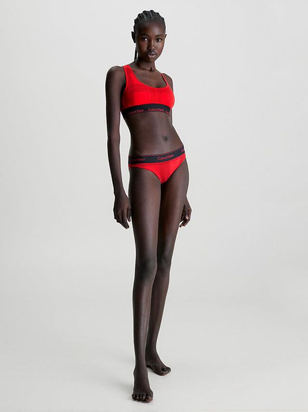 Red Calvin Klein Bikini - Modern Cotton Women Briefs | DHEV-48290