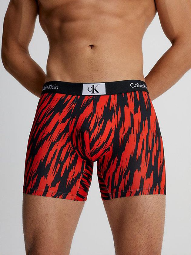 Red Calvin Klein Boxer - Ck96 Men Briefs | OQXU-69021