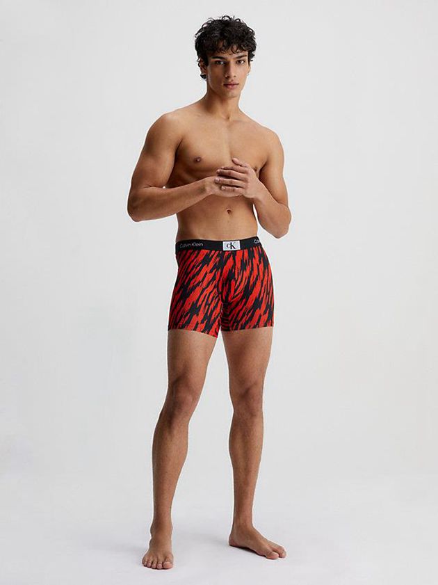 Red Calvin Klein Boxer - Ck96 Men Briefs | OQXU-69021