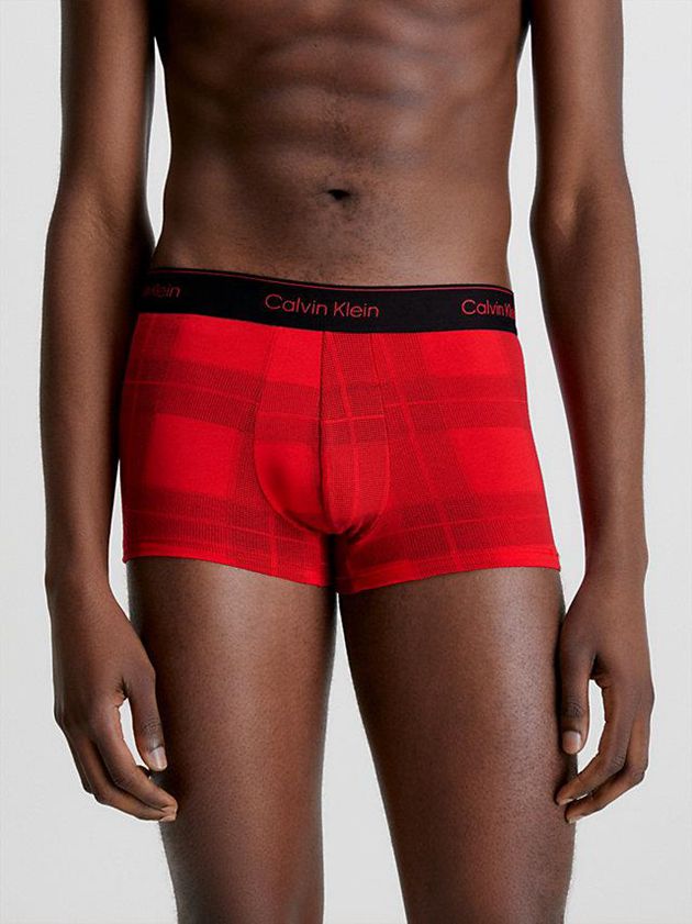 Red Calvin Klein Cotton Stretch Men Briefs | OMRC-74590