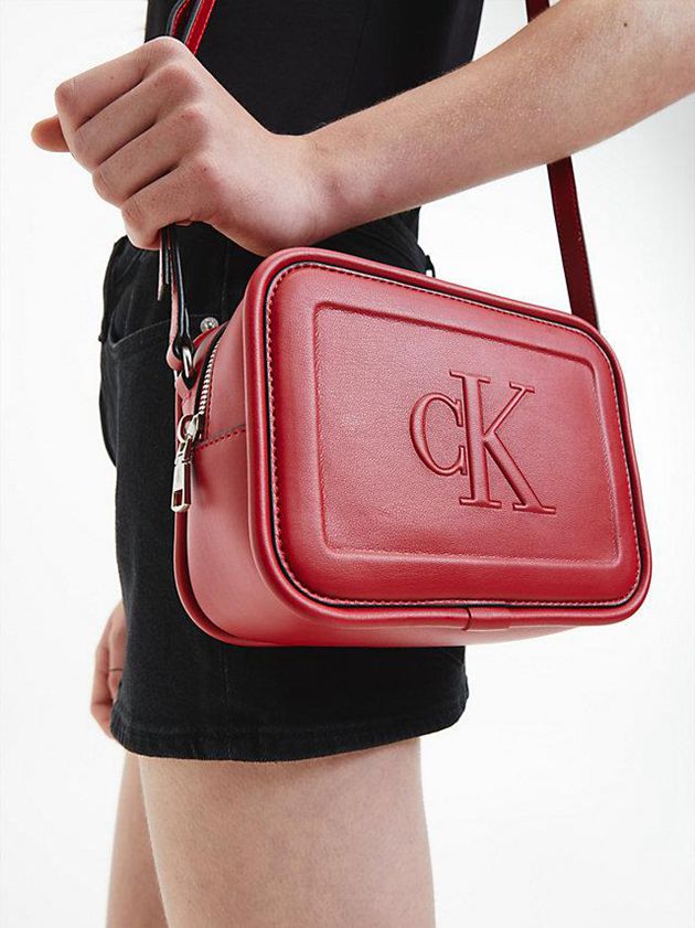 Red Calvin Klein Crossbody Women Bags | SBEI-53461