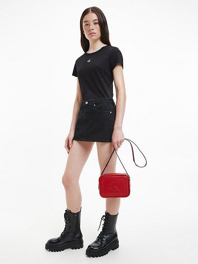 Red Calvin Klein Crossbody Women Bags | SBEI-53461