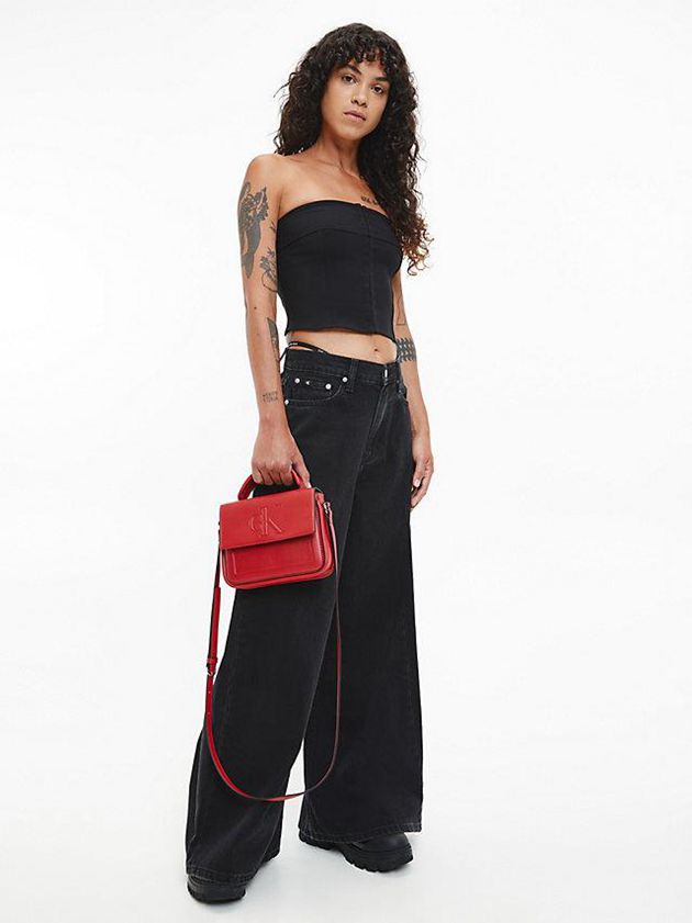 Red Calvin Klein Crossbody Women Bags | YXGB-89153