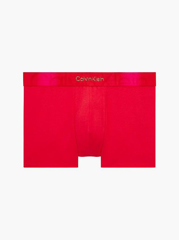 Red Calvin Klein Embossed Icon Men Briefs | LQUV-60514