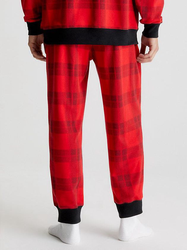 Red Calvin Klein Lounge Men Joggers | UTFX-10635