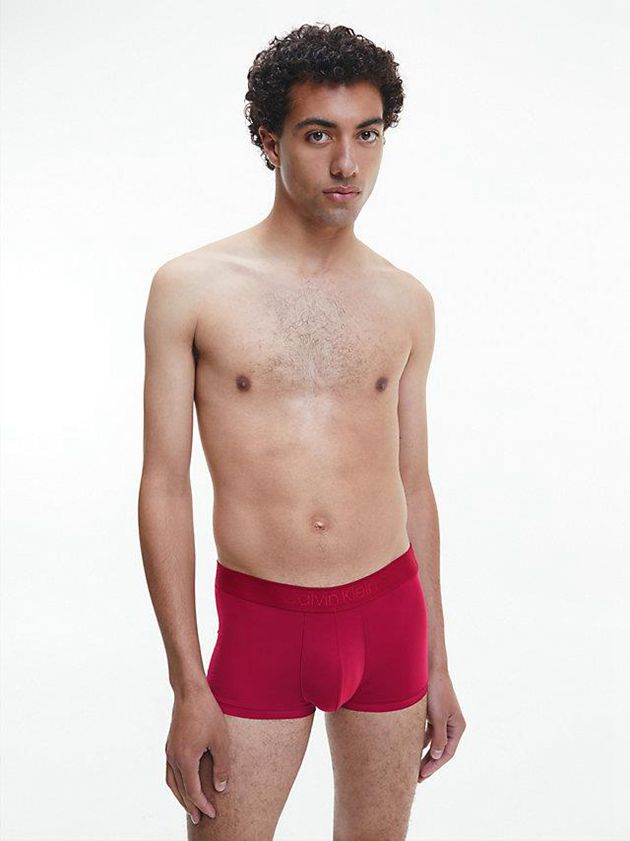 Red Calvin Klein Low Rise Men Briefs | YDLS-27641