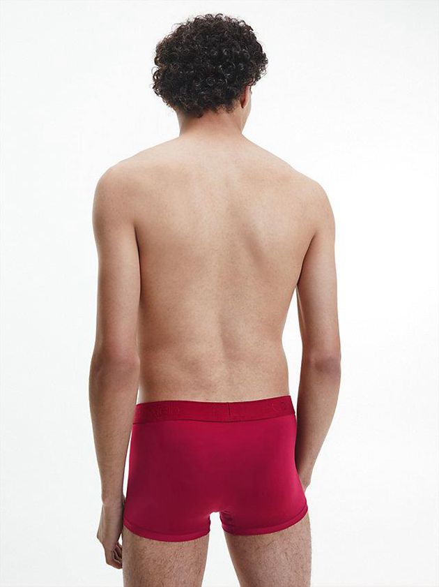 Red Calvin Klein Low Rise Men Briefs | YDLS-27641