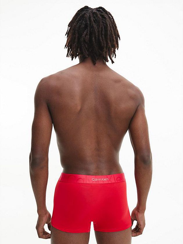 Red Calvin Klein Low Rise - Embossed Icon Men Briefs | UJTH-27684