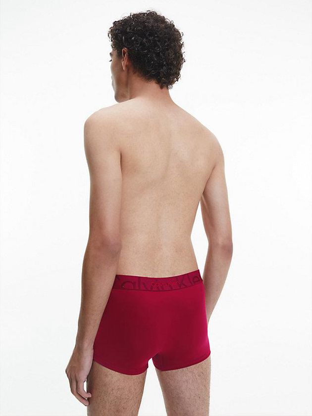 Red Calvin Klein Low Rise - Embossed Icon Men Briefs | DZQV-42051