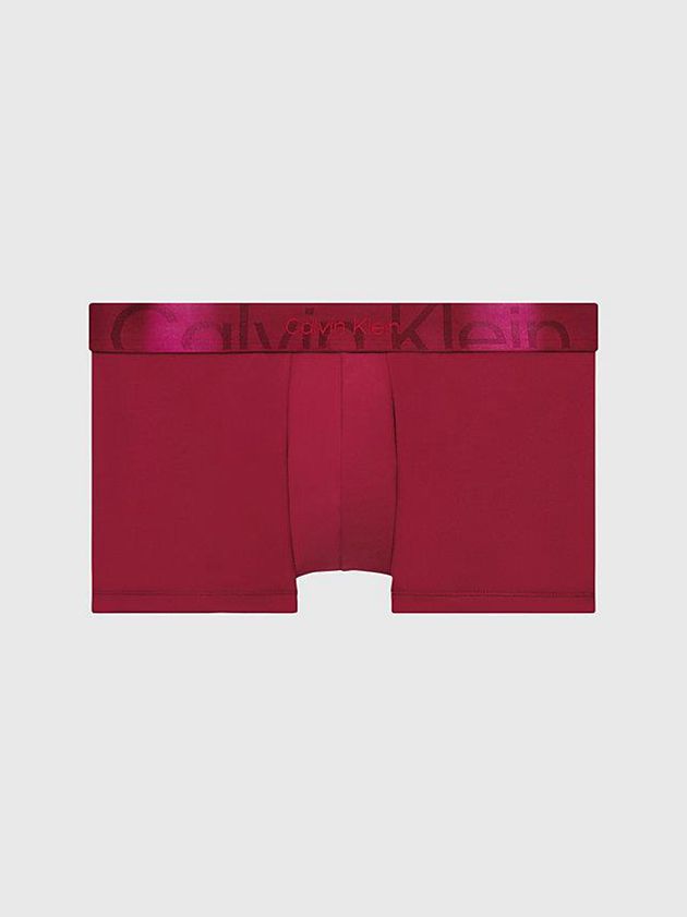 Red Calvin Klein Low Rise - Embossed Icon Men Briefs | DZQV-42051