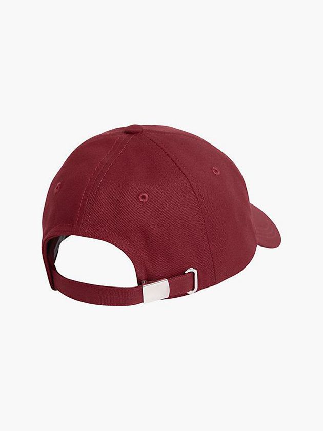 Red Calvin Klein Organic Cotton Twill Women Cap | AHKM-19452
