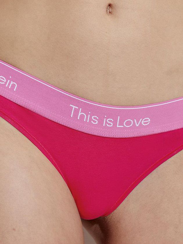 Red Calvin Klein Pride Women Thong | UAYF-15702