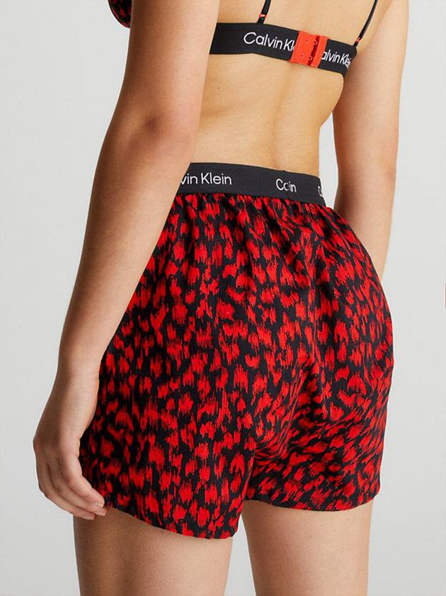Red Calvin Klein Pyjama - Ck96 Women Shorts | OWFG-01927