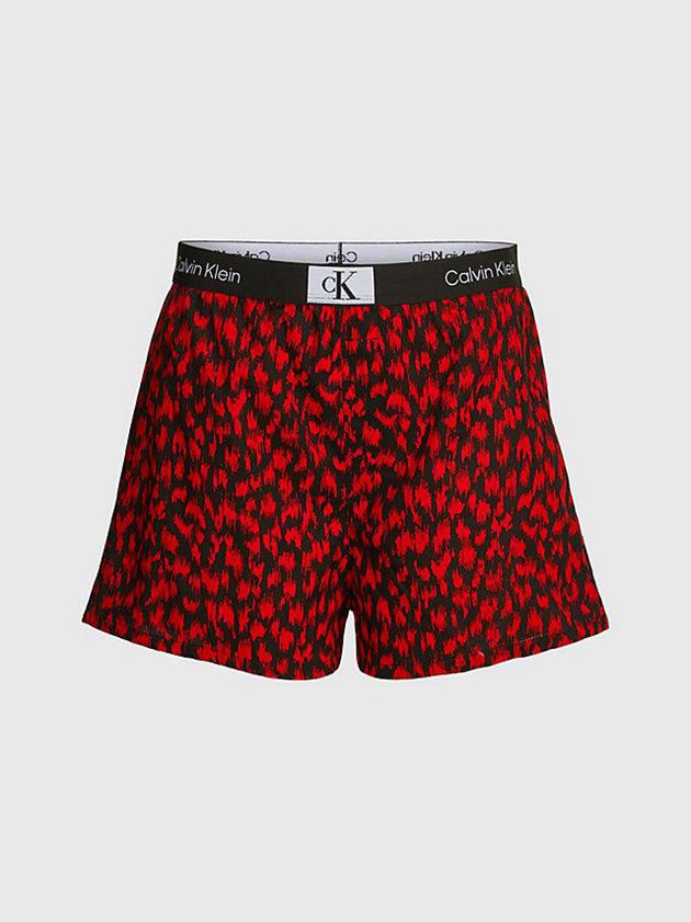Red Calvin Klein Pyjama - Ck96 Women Shorts | OWFG-01927
