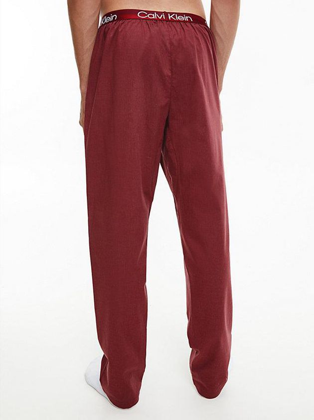 Red Calvin Klein Pyjama - Modern Structure Men Pants | PCOS-62971
