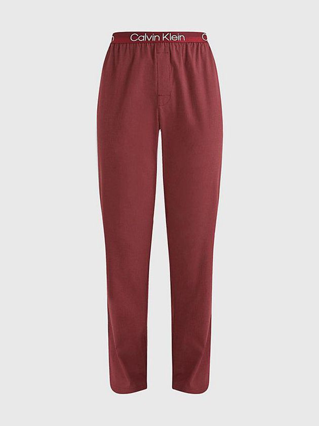 Red Calvin Klein Pyjama - Modern Structure Men Pants | PCOS-62971