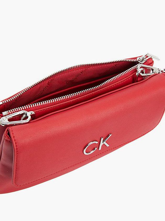 Red Calvin Klein Recycled Crossbody Women Bags | BQIG-59014