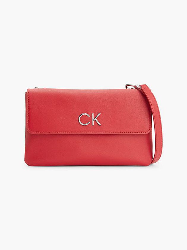 Red Calvin Klein Recycled Crossbody Women Bags | BQIG-59014