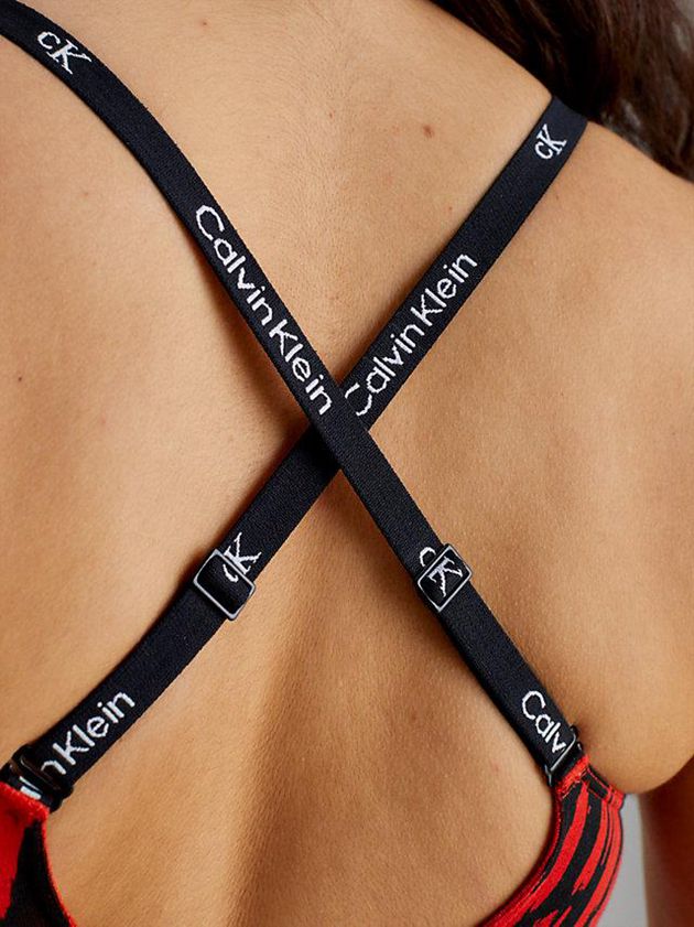 Red Calvin Klein String - Ck96 Women Bra | IHKZ-29850