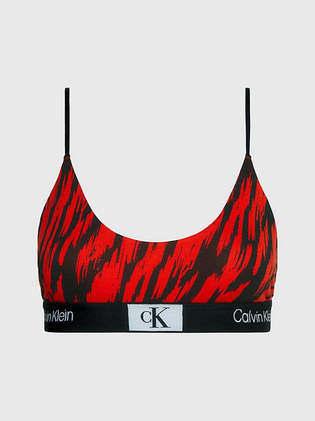 Red Calvin Klein String - Ck96 Women Bra | AROI-98026