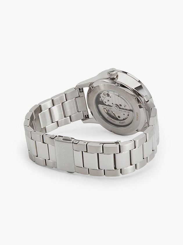 Silver Calvin Klein Automatic Men Watch | BMKL-31579