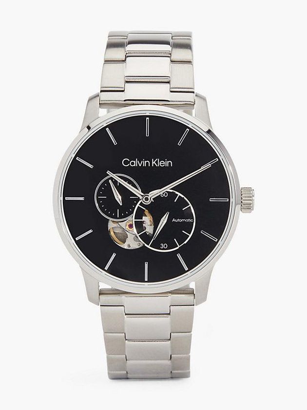 Silver Calvin Klein Automatic Men Watch | BMKL-31579