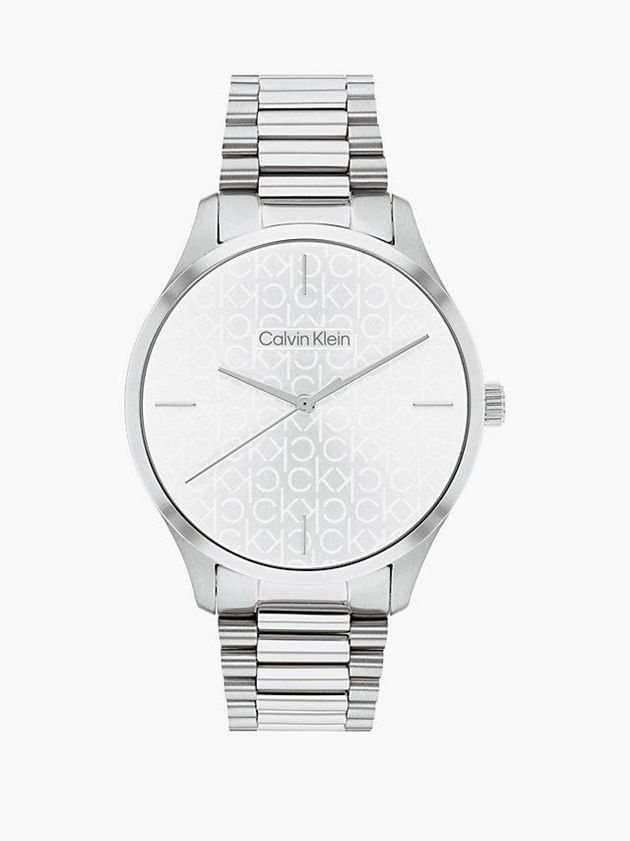 Silver Calvin Klein Iconic Men Watch | EFAZ-78369