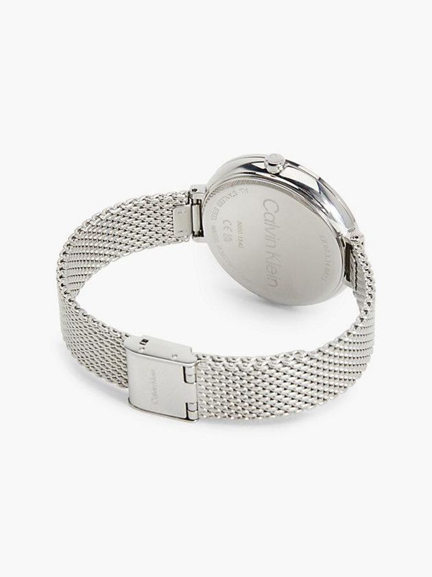 Silver Calvin Klein Minimalistic T Bar Women Watch | GOID-40513