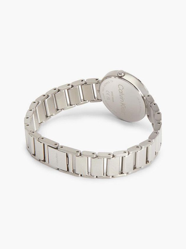 Silver Calvin Klein Minimalistic T Bar Women Watch | KPRS-45816