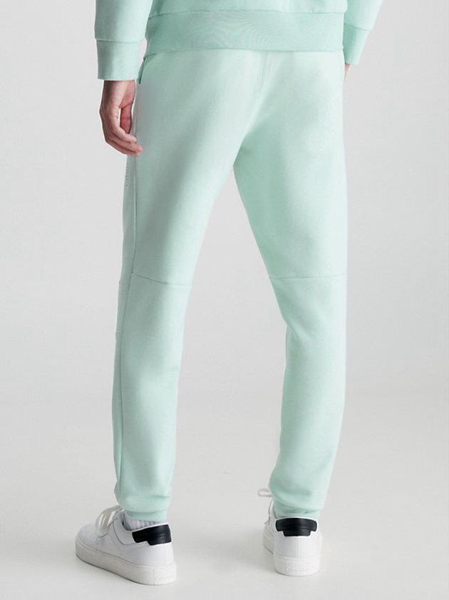 Turquoise Calvin Klein Relaxed Organic Cotton Men Joggers | BCZU-61897