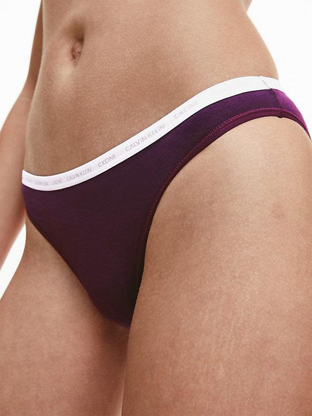 White Calvin Klein 2 Pack Bikini - CK One Women Briefs | CVOY-28096