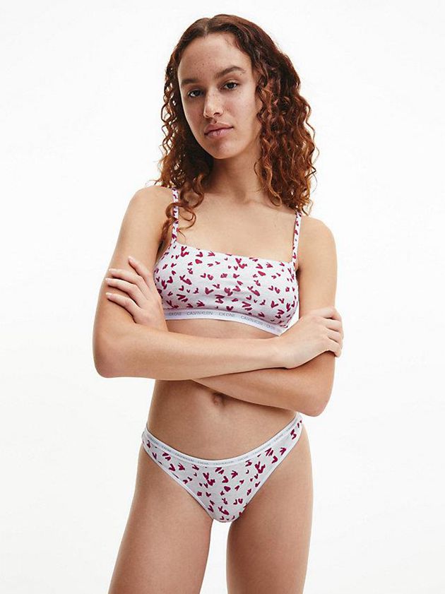 White Calvin Klein 2 Pack Bikini - CK One Women Briefs | CVOY-28096