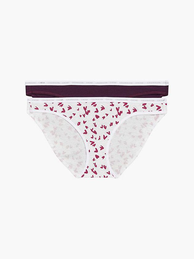 White Calvin Klein 2 Pack Bikini - CK One Women Briefs | CVOY-28096