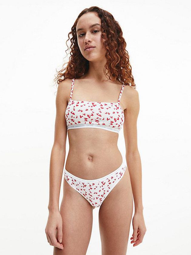 White Calvin Klein 2 Pack - CK One Women Thong | ACIG-01872