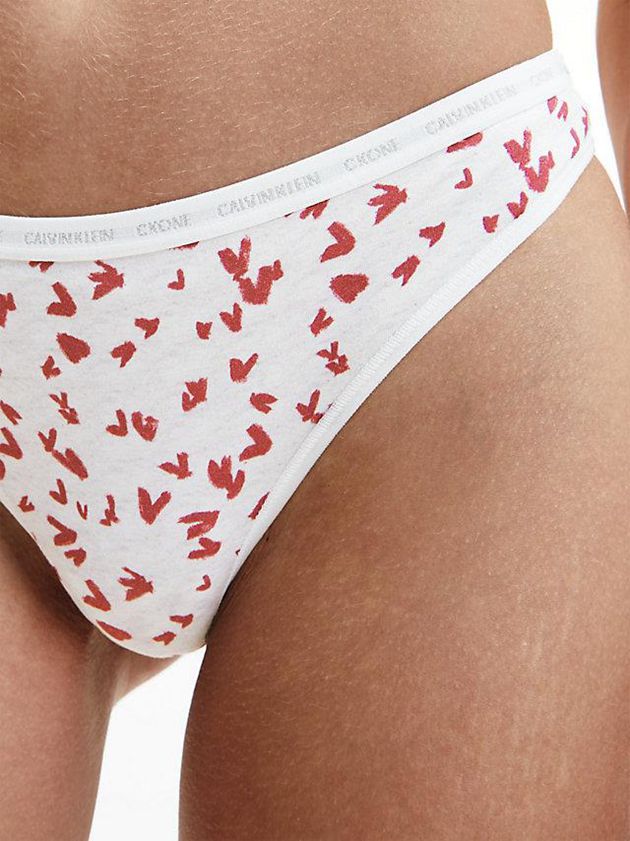 White Calvin Klein 2 Pack - CK One Women Thong | ACIG-01872