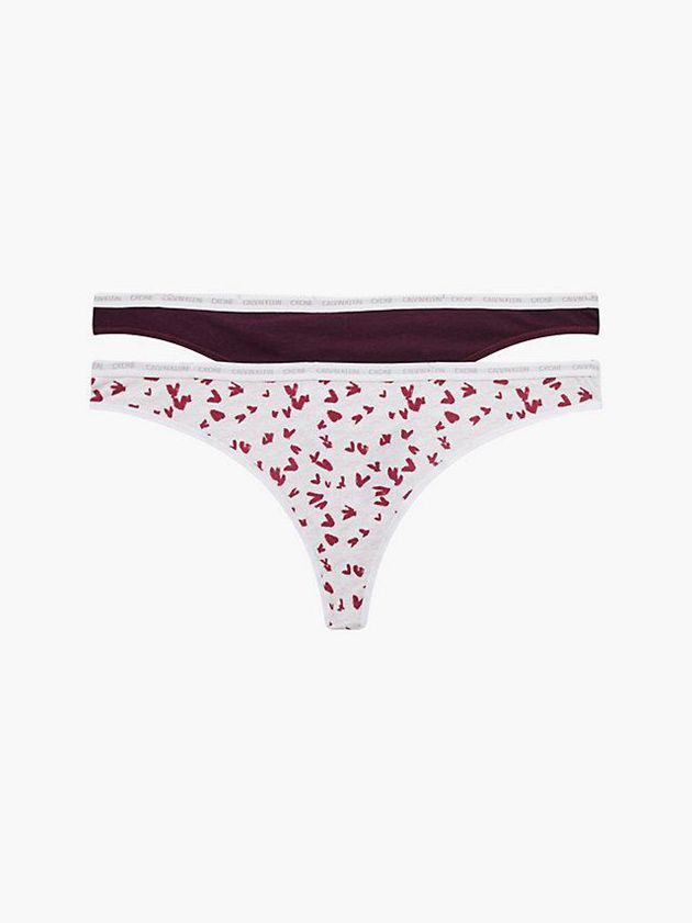 White Calvin Klein 2 Pack - CK One Women Thong | ACIG-01872
