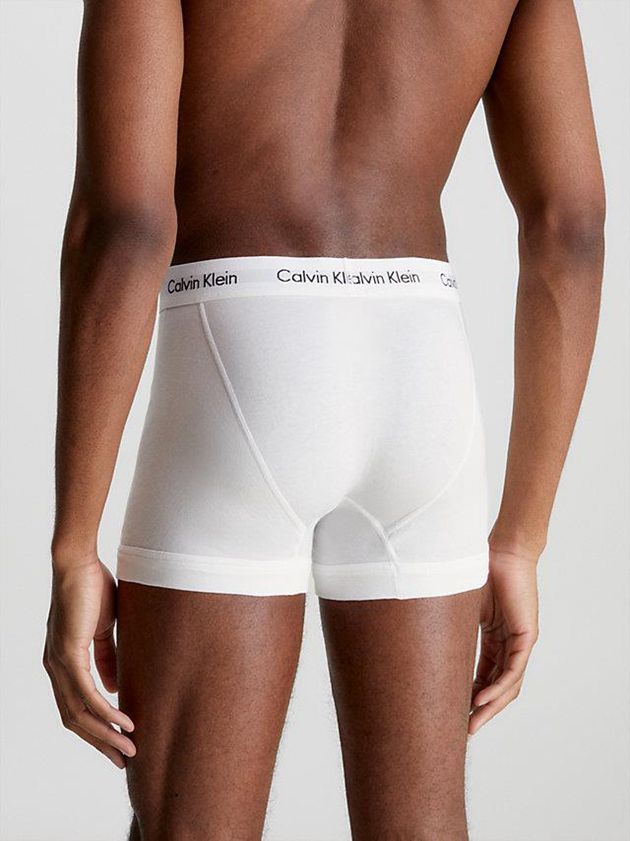 White Calvin Klein 3 Pack - Cotton Stretch Men Briefs | ITLO-61927