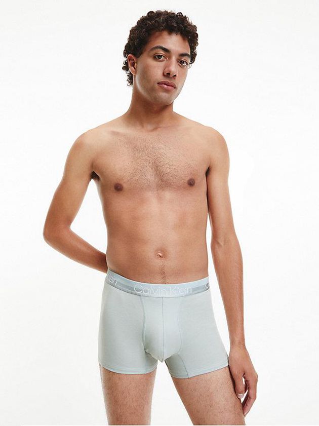 White Calvin Klein 3 Pack - Modern Structure Men Briefs | EHZS-59472