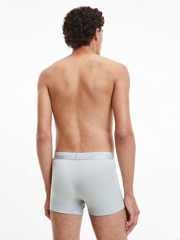 White Calvin Klein 3 Pack - Modern Structure Men Briefs | EHZS-59472