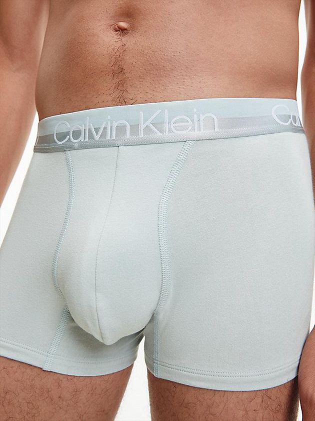 White Calvin Klein 3 Pack - Modern Structure Men Briefs | EHZS-59472
