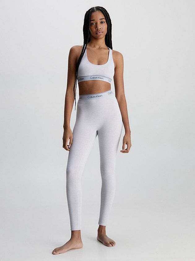 White Calvin Klein 7/8 Gym Women Leggings | CVZL-89761